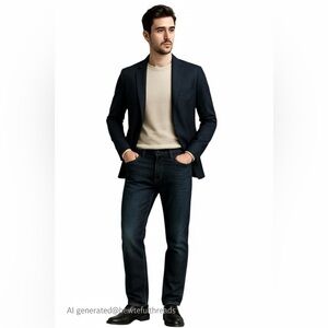 Gap 1969 Men’s 29x30 Dark Wash Straight Leg Stretch Jeans